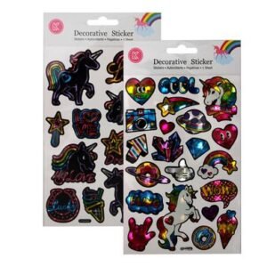 Sticker laser unicorn