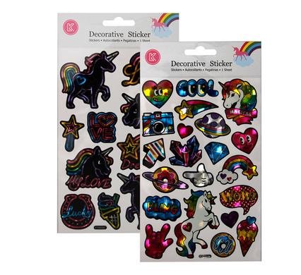 Sticker laser unicorn