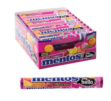 Sweet candy cl mentos fruit roll (th)