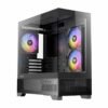 Antec CX500M Micro-ATX | ITX RGB Mini-Tower Gaming Chassis Type-C - Black