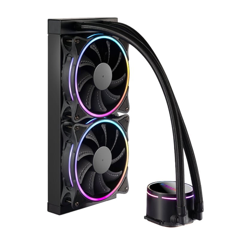 PCBuilder Hydro Chill 240MM AIO Liquid CPU Cooler ARGB - Image 2