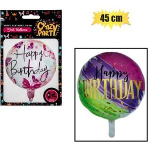 Balloon helium round hbd astd5 45cm f-01
