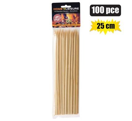 Skewers bamboo 25cm 100pce 4mm h&l