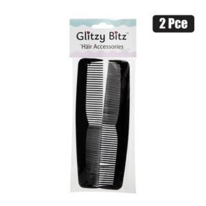 Hair comb plastic 2pc family