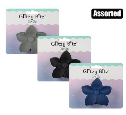 Hair claw clip flower