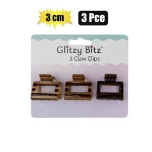 Hair claw clips 3cm 3pc
