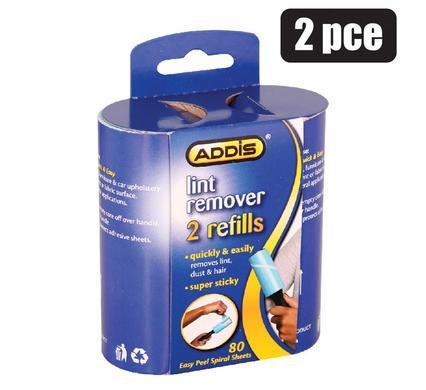 Lint remover sticky sheets refills 2pce