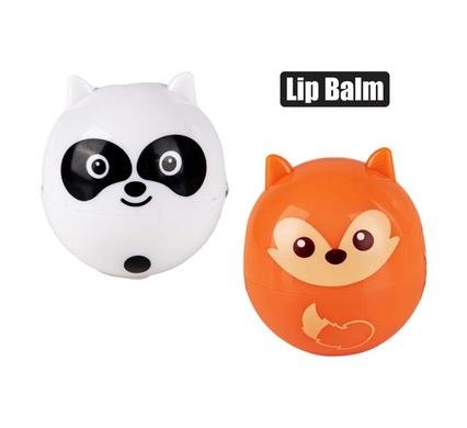 Lip balm ball shape animal assorted 12g