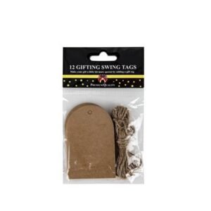 Gift swing tag 5cm 12pc asstd