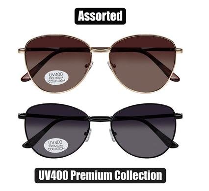 Sunglass pre/lds metal cateye