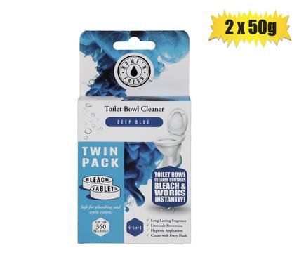 Toilet freshener cistern block 2x50g