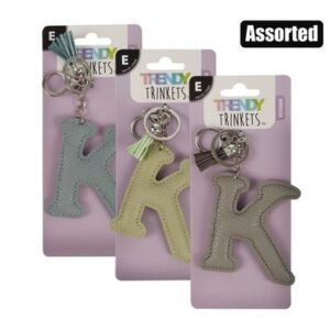 Keychain alpha faux-leather k