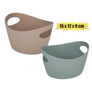 Basket pl oval 15x12x9cm