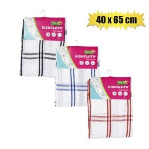 Dish cloth cotton 40x65cm eco honeycomb