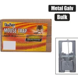 Vastrap trap mouse metal (galv) bulk