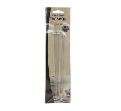 Straw tritan 2pc w/brush 22cm