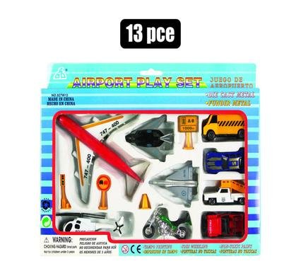 Die cast set airport transportation