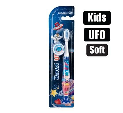 Tooth brush w/cap kids ufo soft bristles