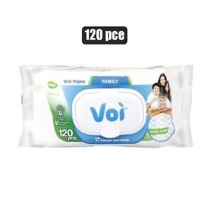 Voi wet-wipes 120pc 16x19cm family