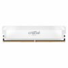 Crucial Pro Overclocking 16GB 6000Mhz DDR5 Desktop Memory White